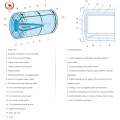 Rollo de acero laminado en frío, sin grano, bobina eléctrica de acero de silicio para el núcleo de hierro laminado utilizado